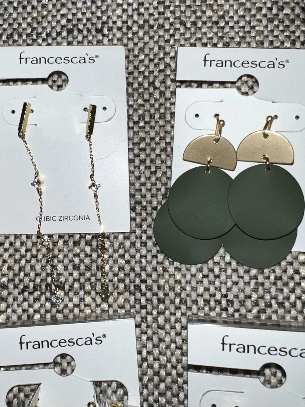 Francesca's Collections 6 pair of Earrings BRAND NEW paid $130